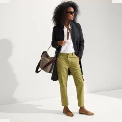 Rothy's The Mini Zip Bucket - Cacao Herringbone 10 Rothy's The Mini Zip Bucket - Cacao Herringbone -Rothy's Shoes Store 212 PointMaryJane Bronze On Figure 1466