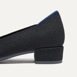 Rothy's The High Point - Black -Rothy's Shoes Store 214 HighPoint Black ToeDetail 3605