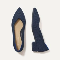 Rothy's The High Point - Navy Herringbone
