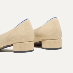 Rothy's The High Point - Sandstone -Rothy's Shoes Store 214 HighPoint Sandstone HeelDetail 3455