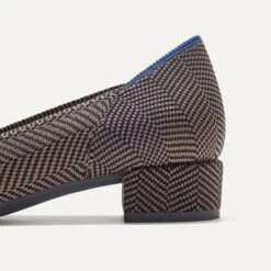 Rothy's The High Point - Sparrow Herringbone -Rothy's Shoes Store 214 HighPoint SparrowHerringbone ToeDetail V2 3312