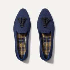 Rothy's The Almond Tassel Loafer - Deep Navy