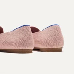 Rothy's The Almond Tassel Loafer - Maple Pink -Rothy's Shoes Store 215 AlmondTasselLoafer MaplePink Heel 4568