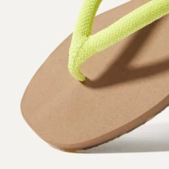 Rothy's The Flip Flop - Margarita -Rothy's Shoes Store 217 FlipFlop Margarita ToeDetail 4262