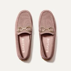 Rothy's The Double Bit Driver - Rose Micro Check