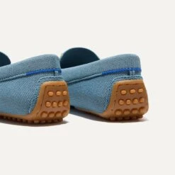 Rothy's The Double Bit Driver - Sky -Rothy's Shoes Store 222 DoubleBitDriver Sky Heel 6509