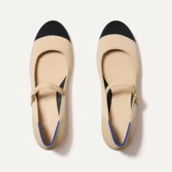 Rothy's The Mary Jane Heel - Cream Captoe -Rothy's Shoes Store 223 MaryJaneHeel CreamCaptoe PrimaryOverhead 4889 dbf21dbb 20b9 467f 92c1 2e7d902927ee