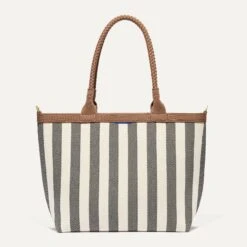 Rothy's The Lightweight Zip Tote - Cabana Stripe