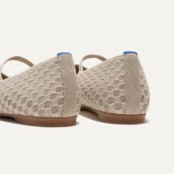 Rothy's The Max Square Mary Jane - Frappe Basketweave -Rothy's Shoes Store 232 MaxSquareMaryJane FrappeBasketweave Heel 6712