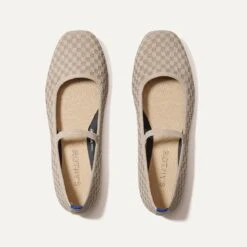 Rothy's The Max Square Mary Jane - Frappe Basketweave