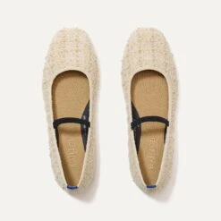 Rothy's The Max Square Mary Jane - Pearl Bouclé