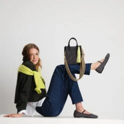 Rothy's The Max Square Mary Jane - Star Studded -Rothy's Shoes Store 232 MaxSquareMaryJane StarStudded On Figure 0061