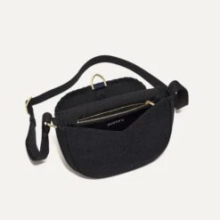Rothy's The Saddle Bag - Black -Rothy's Shoes Store 232 SaddleBag Black TopOpen 4990