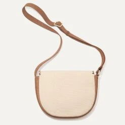 Rothy's The Saddle Bag - Flat White -Rothy's Shoes Store 232 SaddleBag FlatWhite Back 5509
