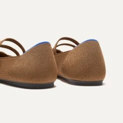 Rothy's The Double Buckle Mary Jane - Java Chip -Rothy's Shoes Store 233 DoubleBuckleMaryJane JavaChip Heel 5786