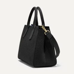 Rothy's The Classic Handbag - Black -Rothy's Shoes Store 235 ClassicHandbag Black 45 Degree 2435