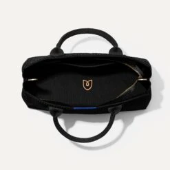 Rothy's The Classic Handbag - Black -Rothy's Shoes Store 235 ClassicHandbag Black Overhead 78654