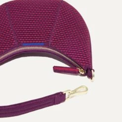 Rothy's The Mini Crescent Bag - Beet -Rothy's Shoes Store 236 MiniCrescentBag Beet RemovableStrap 7115