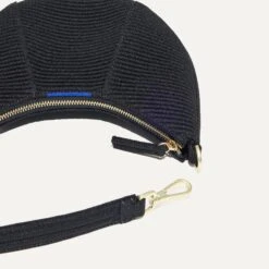 Rothy's The Mini Crescent Bag - Black -Rothy's Shoes Store 236 MiniCrescentBag Black RemovableStrap 7113