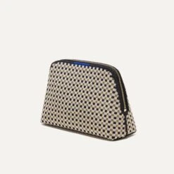 Rothy's The Vanity Set - Black And White Micro Check -Rothy's Shoes Store 237 VanitySet Black WhiteMicrocheck 45DegreeSmall 7051