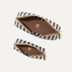 Rothy's The Vanity Set - Cabana Stripe -Rothy's Shoes Store 237 Vanity Set Cabana Stripe Overhead Open 6678