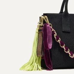 Rothy's The Tassel Clip - Neon Lime -Rothy's Shoes Store 239 TasselClip NeonLime ClippedtoAccessory