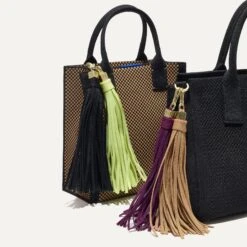 Rothy's The Tassel Clip - Neon Lime -Rothy's Shoes Store 239 TasselClip NeonLime ClippedtoAccessory 567