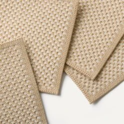 Rothy's The Coaster (Set Of 4) - Almond -Rothy's Shoes Store 245 Coaster Almond macro 0147