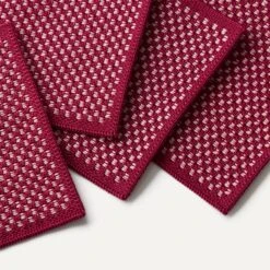 Rothy's The Coaster (Set Of 4) - Paprika -Rothy's Shoes Store 245 Coaster Paprika macro 0156