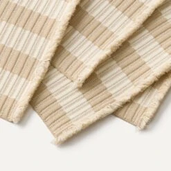 Rothy's The Placemat (Set Of 4) - Almond Fringe -Rothy's Shoes Store 246 Placemat AlmondFringe macro 0142