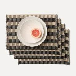 Rothy's The Placemat (Set Of 4) - Peppercorn Fringe