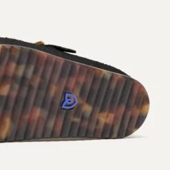 Rothy's The Buckle Clog - Soft Black Bouclé -Rothy's Shoes Store 249 BuckleClog SoftBlackBoucle Sole 6803