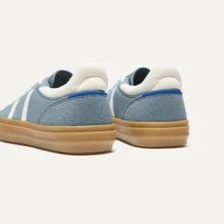 Rothy's The Women's RS02 Sneaker - Blue Blitz -Rothy's Shoes Store 253 RS02Sneaker BlueBlitz Heel 6984 282815b5 d2fe 4a3e 9d63 1f34f316e1f2