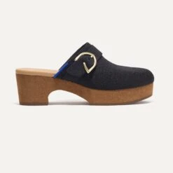 Rothy's The Classic Clog - Black -Rothy's Shoes Store 254 ClassicClog Black Side 9087