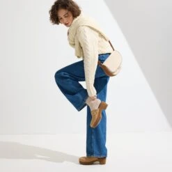 Rothy's The Classic Clog - Butternut -Rothy's Shoes Store 254 ClassicClog Butternut On Figure 0399 99a1aff1 d42e 4afd 85c3 2b1d1ff8bad2