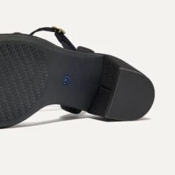 Rothy's The Knot Sandal - Black -Rothy's Shoes Store 256 KnotSandal Black Sole 4489