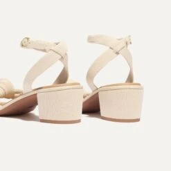 Rothy's The Knot Sandal - Conch -Rothy's Shoes Store 256 KnotSandal Conch Heel 7789