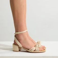 Rothy's The Knot Sandal - Conch -Rothy's Shoes Store 256 KnotSandal Conch On Figure 1813 pdp