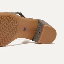 Rothy's The Knot Sandal - Silver Sand -Rothy's Shoes Store 256 KnotSandal SilverSand Sole 1211 b9a3212f b4df 4b6c bd85 c21c4b3f0e27