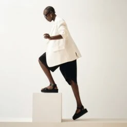 Rothy's The Criss–Cross Lightweight Wedge Sandal - Black 9 Rothy's The Criss–Cross Lightweight Wedge Sandal - Black -Rothy's Shoes Store 259 Criss CrossLightweightWedge Black 0136 PDP