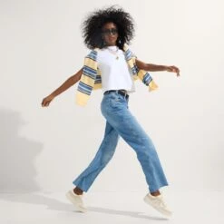 Rothy's The Court Sneaker - Sand Dune -Rothy's Shoes Store 261 CourtSneaker Sand On Figure 0940