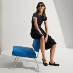 Rothy's The Ballet Mary Jane - Black -Rothy's Shoes Store 266 BalletMJ BlackSpringStyling On Figure 0817 PDP