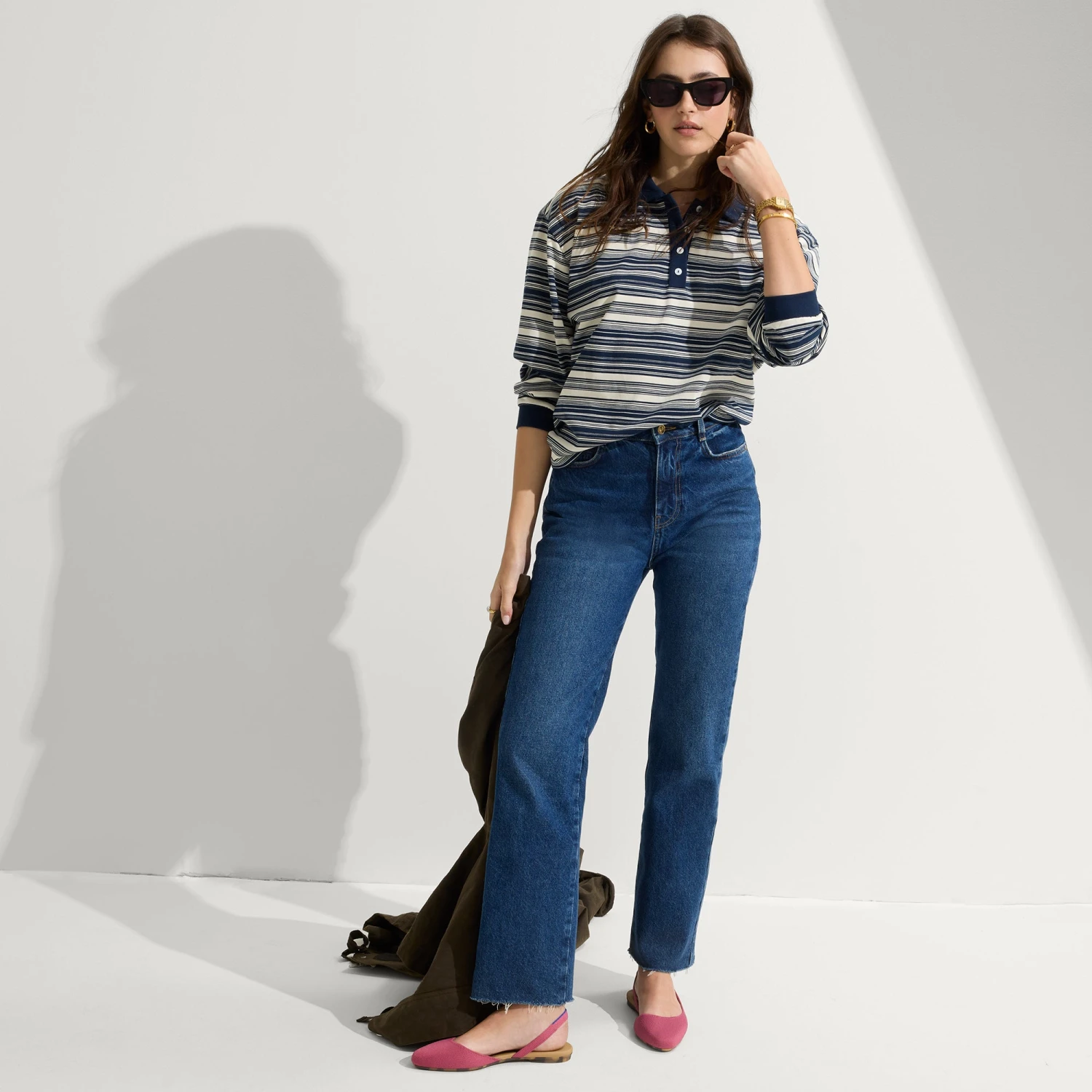 Rothy's The Almond Slingback - Hibiscus 3 Rothy's The Almond Slingback - Hibiscus - Image 3