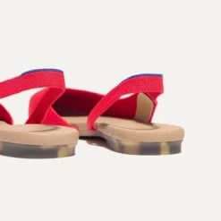 Rothy's The Almond Slingback - Lollipop Red -Rothy's Shoes Store 268 AlmondSlingback LollipopRed Heel 2234