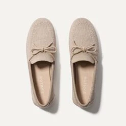 Rothy's The Boat Shoe - Shimmery Sand