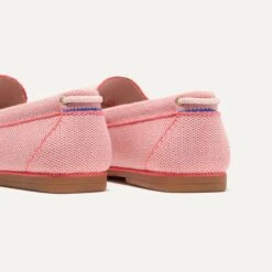 Rothy's The Boat Shoe - Sunbaked Pink -Rothy's Shoes Store 269 BoatShoe SunbakedPink Heel 3445