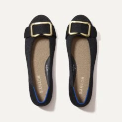 Rothy's The Emblem Ballet Flat - Black