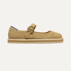 Rothy's The Espadrille Mary Jane - Golden Sun -Rothy's Shoes Store 290 EspadrilleMJ GoldenSun Side 6557