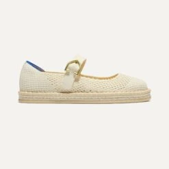 Rothy's The Espadrille Mary Jane - Jasmine -Rothy's Shoes Store 290 EspadrilleMJ Jasmine Side 6550