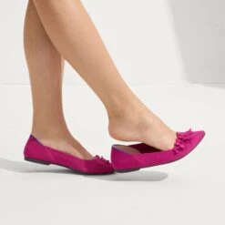 Rothy's The Petal Point II - Bramble -Rothy's Shoes Store 291 PetalPoint Bramble On Figure 0513